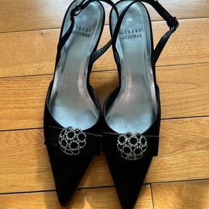 Stuart Weitzman slingback kitten heels, size 7